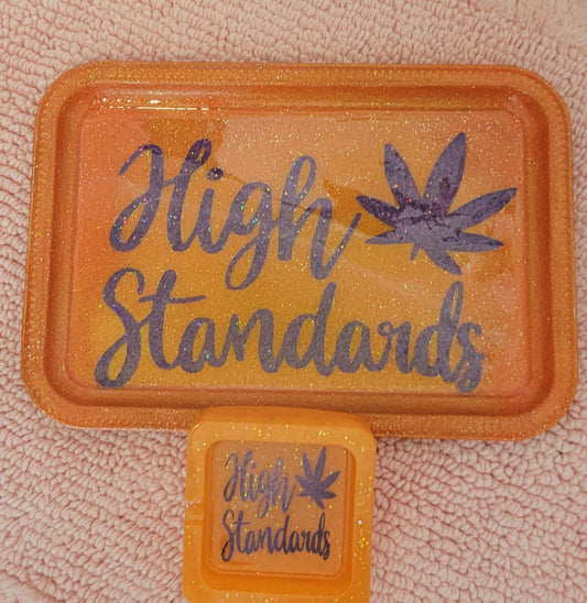 Metal Rolling Tray Set